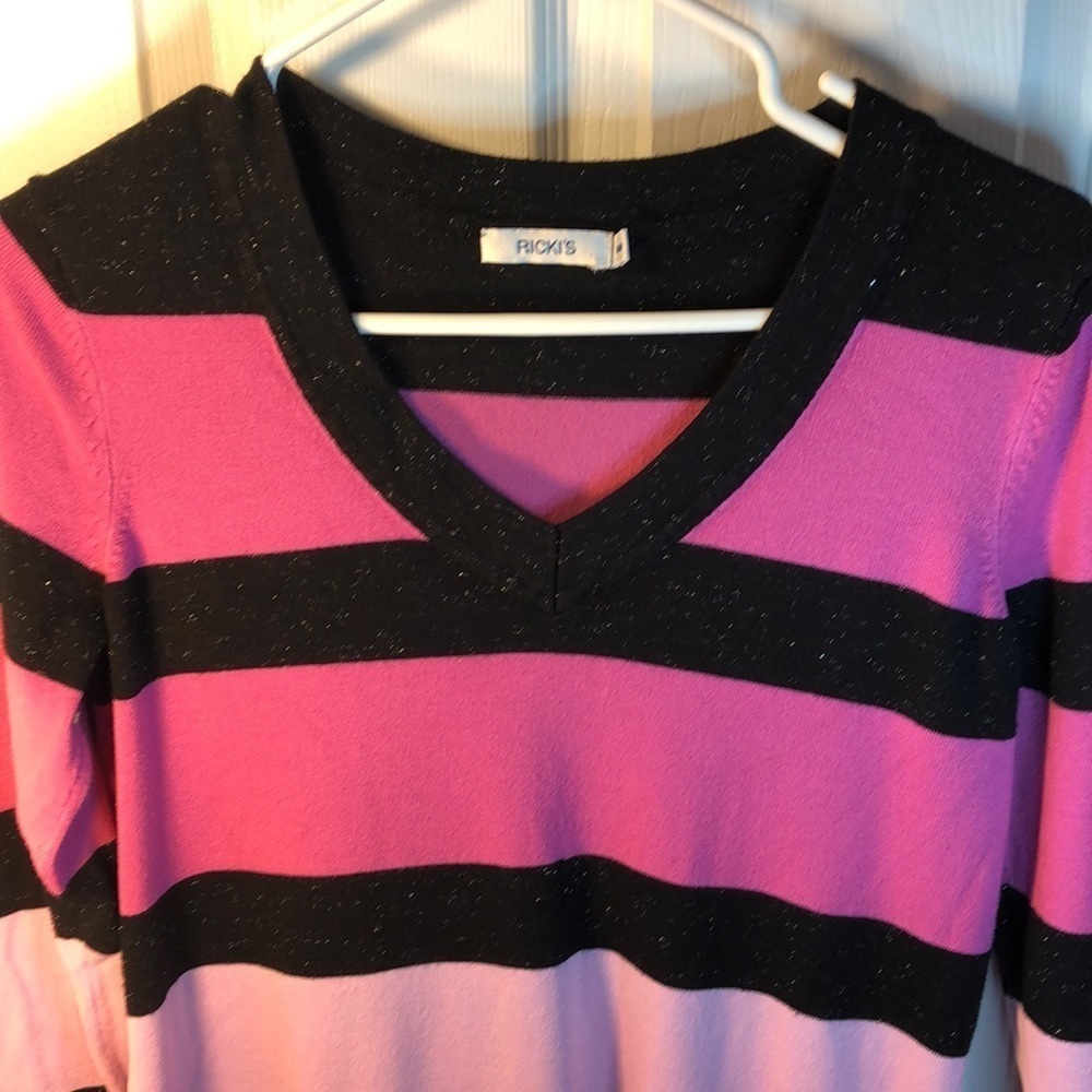 Ricki’s stripped ombré pullover sweater